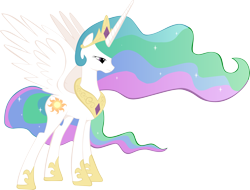 Size: 3083x2337 | Tagged: safe, artist:voaxmasterspydre, character:princess celestia, species:pony, female, high res, mare, simple background, solo, transparent background, vector