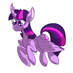 Size: 4000x4000 | Tagged: safe, artist:cosmic-rust, character:twilight sparkle, character:twilight sparkle (alicorn), species:alicorn, species:pony, curved horn, female, mare, simple background, smiling, solo, transparent background