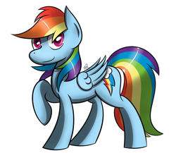 Size: 2623x2276 | Tagged: safe, artist:flamethegamer, character:rainbow dash, female, raised hoof, simple background, solo, transparent background