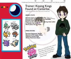 Size: 1527x1266 | Tagged: safe, artist:kissingkings, oc, oc:kissing kings, species:human, crossover, meme, pokémon, pokémon trainer