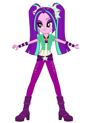 Size: 3381x4550 | Tagged: safe, artist:ponyalfonso, character:aria blaze, equestria girls:rainbow rocks, g4, my little pony: equestria girls, my little pony:equestria girls, .svg available, absurd resolution, amulet, clothing, female, high heel boots, inkscape, necklace, simple background, solo, standing, transparent background, vector, wristband