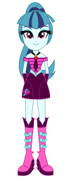 Size: 3150x7800 | Tagged: safe, artist:ponyalfonso, character:sonata dusk, equestria girls:rainbow rocks, g4, my little pony: equestria girls, my little pony:equestria girls, .svg available, absurd resolution, amulet, boots, clothing, cute, female, gem, hands behind back, high heel boots, inkscape, jewelry, looking at you, music notes, necklace, necktie, pendant, simple background, siren gem, solo, sonatabetes, standing, transparent background, vector