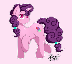 Size: 1800x1610 | Tagged: safe, artist:zanclife, character:sugar belle, episode:the cutie map, g4, my little pony: friendship is magic, female, raised hoof, solo