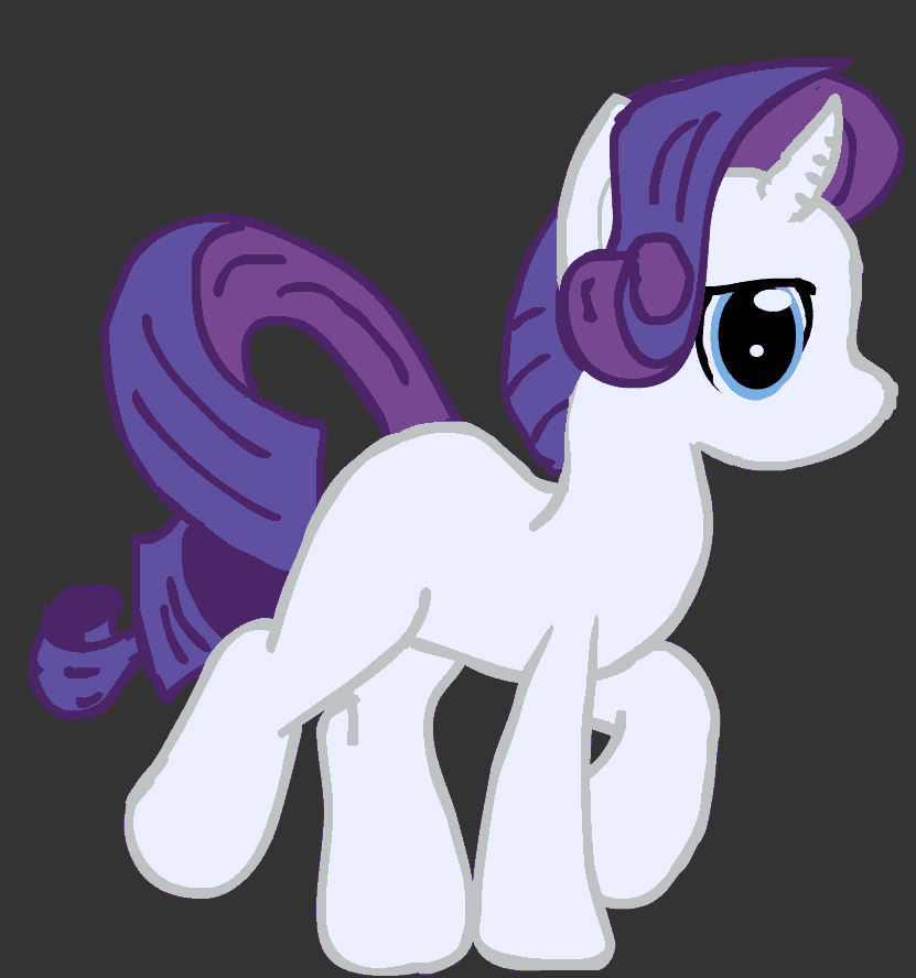 Size: 831x888 | Tagged: safe, artist:carson marain, character:rarity, animated, female, my little pony, running, trotting, walking