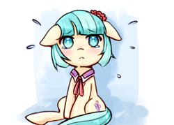 Size: 371x265 | Tagged: safe, artist:shouyu musume, character:coco pommel, female, lowres, pixiv, solo