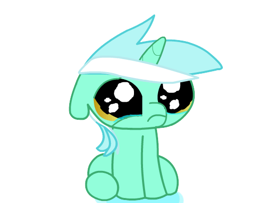 Size: 556x405 | Tagged: safe, artist:keanno, character:lyra heartstrings, animated, crying, emotional warfare, female, filly, foal
