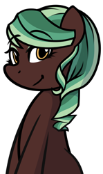 Size: 980x1648 | Tagged: safe, artist:furrgroup, oc, oc only, oc:peridot pendant, species:crystal pony, species:pony, bedroom eyes, eyeshadow, looking at you, makeup, solo