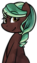 Size: 980x1648 | Tagged: safe, artist:furrgroup, oc, oc only, oc:peridot pendant, species:crystal pony, species:pony, bedroom eyes, eyeshadow, makeup, solo
