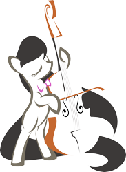 Size: 3000x4090 | Tagged: safe, artist:up1ter, character:octavia melody, species:earth pony, species:pony, bow (instrument), bow tie, cello, eyes closed, female, hooves, lineart, mare, musical instrument, simple background, solo, transparent background