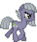 Size: 76x86 | Tagged: safe, artist:botchan-mlp, character:limestone pie, species:earth pony, species:pony, desktop ponies, animated, cute, female, limabetes, mare, pixel art, simple background, solo, sprite, transparent background, trotting