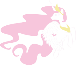 Size: 4818x4113 | Tagged: safe, artist:up1ter, character:princess celestia, species:alicorn, species:pony, absurd resolution, female, hooves, horn, jewelry, mare, minimalist, regalia, simple background, solo, tiara, transparent background, wings