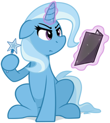Size: 2219x2481 | Tagged: dead source, safe, artist:furrgroup, character:trixie, species:pony, species:unicorn, book, female, magic, mare, simple background, solo, wand, white background