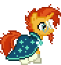 Size: 88x94 | Tagged: safe, artist:botchan-mlp, character:sunburst, species:pony, species:unicorn, desktop ponies, episode:the crystalling, g4, my little pony: friendship is magic, animated, cute, male, pixel art, simple background, solo, stallion, sunbetes, transparent background, trotting