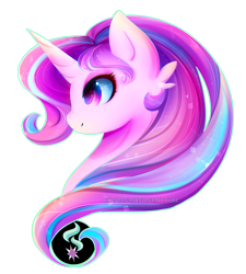 Size: 900x1000 | Tagged: safe, artist:koveliana, character:starlight glimmer, chromatic aberration, color porn, female, solo