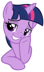 Size: 7000x11280 | Tagged: safe, artist:tardifice, character:twilight sparkle, character:twilight sparkle (alicorn), species:alicorn, species:pony, episode:the saddle row review, g4, my little pony: friendship is magic, absurd resolution, female, grin, mare, simple background, smiling, smuglight sparkle, solo, transparent background, vector