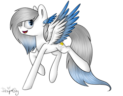Size: 1024x796 | Tagged: safe, artist:despotshy, oc, oc only, colored wings, multicolored wings, simple background, solo, transparent background