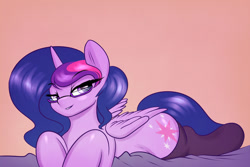 Size: 1440x960 | Tagged: safe, artist:elzzombie, character:twilight sparkle, character:twilight sparkle (alicorn), species:alicorn, species:pony, alternate hairstyle, clothing, female, glasses, socks, solo
