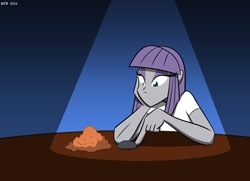 Size: 1560x1132 | Tagged: safe, artist:mofetafrombrooklyn, character:boulder, character:maud pie, my little pony:equestria girls, feeding, female, solo