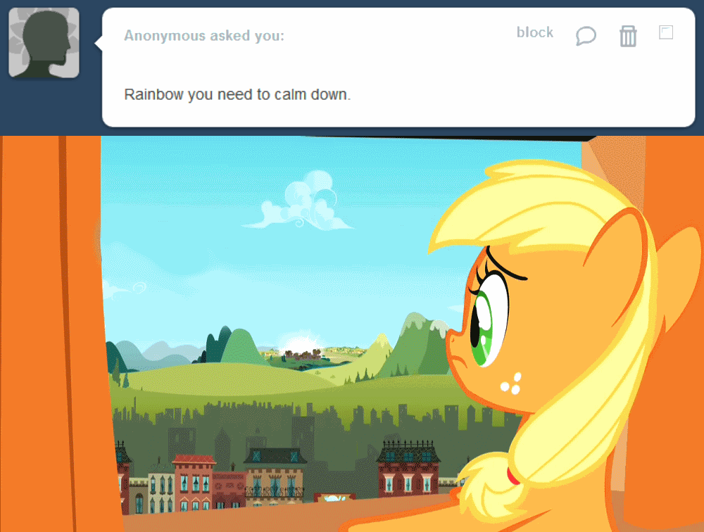 Size: 1000x756 | Tagged: safe, artist:capnpea, edit, edited screencap, screencap, character:applejack, character:rainbow dash, episode:the cutie mark chronicles, g4, my little pony: friendship is magic, animated, female, filly, filly applejack, fimbriae, rainbow