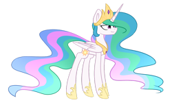 Size: 1024x626 | Tagged: safe, artist:despotshy, character:princess celestia, species:pony, female, mare, simple background, solo, transparent background