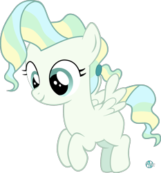 Size: 1800x1933 | Tagged: safe, artist:arifproject, character:vapor trail, species:pony, episode:top bolt, g4, my little pony: friendship is magic, cute, female, filly, flying, simple background, solo, that was fast, transparent background, vaporbetes, vector, younger
