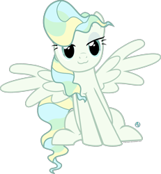 Size: 1800x1952 | Tagged: safe, artist:arifproject, character:vapor trail, species:pony, episode:top bolt, g4, my little pony: friendship is magic, :3, cute, female, lidded eyes, simple background, sitting catface meme, solo, transparent background, vaporbetes, vector