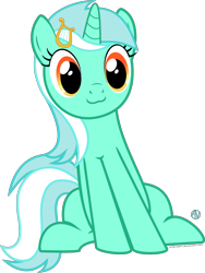 Size: 1818x2423 | Tagged: safe, artist:arifproject, character:lyra heartstrings, species:pony, :3, cute, female, lyrabetes, simple background, sitting, sitting catface meme, solo, transparent background, vector