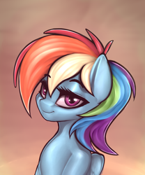 Size: 2000x2400 | Tagged: safe, artist:elzzombie, artist:limchph2, character:rainbow dash, collaboration, female, high res, ponytail, solo
