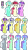 Size: 2500x4450 | Tagged: safe, artist:arifproject, character:amethyst star, character:diamond mint, character:electric sky, character:lemony gem, character:lyra heartstrings, character:minty bubblegum, character:roseluck, character:silverspeed, character:sparkler, character:twilight sparkle, character:twilight sparkle (alicorn), species:alicorn, species:earth pony, species:pegasus, species:pony, species:unicorn, awwmethyst star, background pony, banana fluff, compilation, cute, cuteluck, cutie mark, diamond, female, flower, flower in hair, gem, hairclip, harp, lyrabetes, mare, musical instrument, orchid dew, recolor, rose, simple background, smiling, smirk, smirk pone collection, standing, text, topaz star, transparent background, vector