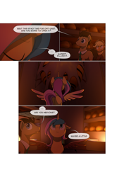 Size: 3541x5016 | Tagged: safe, artist:gashiboka, character:applejack, character:doctor whooves, character:princess gold lily, character:time turner, species:alicorn, species:earth pony, species:pony, comic:recall the time of no return, absurd resolution, cocoon, comic, grimdark series