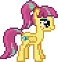 Size: 84x90 | Tagged: safe, artist:botchan-mlp, character:sour sweet, species:pegasus, species:pony, desktop ponies, my little pony:equestria girls, animated, blinking, cute, equestria girls ponified, female, gif, mare, pixel art, ponified, simple background, solo, sourbetes, sprite, standing, transparent background