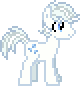 Size: 80x86 | Tagged: safe, artist:botchan-mlp, character:double diamond, species:pony, desktop ponies, animated, blinking, cute, dawwww, double dawwmond, gif, happy, male, pixel art, simple background, smiling, solo, sprite, transparent background, white