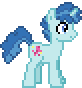 Size: 82x88 | Tagged: safe, artist:botchan-mlp, character:party favor, species:pony, desktop ponies, animated, blinking, cute, favorbetes, gif, male, pixel art, simple background, solo, sprite, transparent background