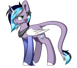 Size: 1629x1440 | Tagged: safe, artist:despotshy, oc, oc only, oc:magic storm, species:alicorn, species:pony, colored wings, female, mare, simple background, solo, transparent background