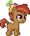 Size: 62x74 | Tagged: safe, artist:botchan-mlp, character:button mash, species:earth pony, species:pony, animated, blinking, buttonbetes, clothing, colt, cute, foal, gif, hat, male, pixel art, propeller hat, simple background, solo, transparent background