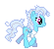 Size: 110x100 | Tagged: safe, artist:botchan-mlp, character:screw loose, species:pony, desktop ponies, animated, female, gif, pixel art, simple background, solo, sprite, transparent background, trotting, walk cycle, walking