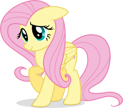 Size: 11143x9813 | Tagged: safe, artist:illumnious, character:fluttershy, species:pegasus, species:pony, episode:swarm of the century, g4, my little pony: friendship is magic, absurd resolution, cute, female, mare, raised hoof, shyabetes, simple background, solo, transparent background, vector