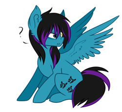 Size: 1024x937 | Tagged: safe, artist:despotshy, oc, oc only, oc:despy, species:pegasus, species:pony, female, mare, race swap, simple background, sitting, solo, transparent background