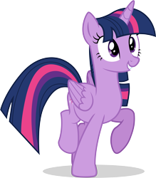 Size: 10927x12446 | Tagged: safe, artist:illumnious, character:twilight sparkle, character:twilight sparkle (alicorn), species:alicorn, species:pony, equestria girls:rainbow rocks, g4, my little pony: equestria girls, absurd resolution, female, mare, raised hoof, raised leg, simple background, smiling, solo, transparent background, vector