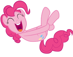 Size: 9000x7000 | Tagged: safe, artist:tardifice, character:pinkie pie, species:earth pony, species:pony, episode:rock solid friendship, g4, my little pony: friendship is magic, absurd resolution, eyes closed, female, mare, open mouth, simple background, smiling, solo, transparent background, vector