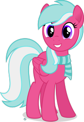 Size: 2000x2892 | Tagged: safe, artist:arifproject, oc, oc only, oc:free current, species:pegasus, species:pony, 2018 community collab, derpibooru community collaboration, clothing, looking at you, scarf, simple background, solo, transparent background, vector