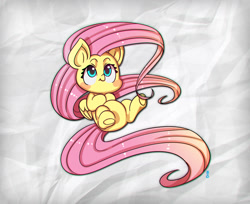 Size: 2284x1865 | Tagged: safe, artist:mrs1989, character:fluttershy, species:pegasus, species:pony, belly, blush sticker, blushing, cute, female, hnnng, hooves to the chest, mare, shyabetes, solo