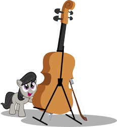 Size: 3521x3817 | Tagged: safe, artist:up1ter, character:octavia melody, bright eyed, cello, cute, female, filly, musical instrument, simple background, solo, transparent background, vector, younger