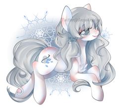 Size: 600x525 | Tagged: safe, artist:snow angel, oc, oc only, species:earth pony, species:pony, colored pupils, female, mare, simple background, solo, watermark, white background