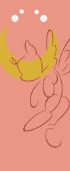 Size: 745x1800 | Tagged: safe, artist:flutterluv, part of a set, character:somnambula, species:pegasus, species:pony, g4, countdown, countdown to season 8, cutie mark background, female, minimalist, modern art, silhouette, solo