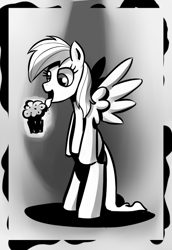 Size: 550x800 | Tagged: safe, artist:gsphere, character:derpy hooves, species:pegasus, species:pony, female, mare, muffin