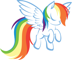 Size: 3775x3155 | Tagged: safe, artist:up1ter, character:rainbow dash, species:pegasus, species:pony, eyes closed, female, hooves, lineart, mare, milestone, simple background, solo, spread wings, transparent background, wings
