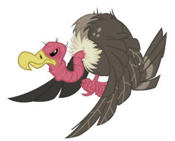 Size: 6937x5592 | Tagged: safe, artist:andoanimalia, species:bird, episode:the ticket master, g4, my little pony: friendship is magic, absurd resolution, animal, buzzard, show trace, simple background, transparent background, vector, vulture