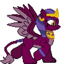 Size: 210x206 | Tagged: safe, artist:botchan-mlp, character:sphinx, species:pony, species:sphinx, desktop ponies, episode:daring done, animated, crown, cute, female, jewelry, mare, pixel art, regalia, simple background, smiling, solo, sphinxdorable, sprite, transparent background, walk cycle, walking