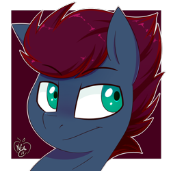 Size: 1000x1000 | Tagged: safe, artist:notenoughapples, oc, oc only, oc:punch sideiron, species:earth pony, species:pony, male, solo